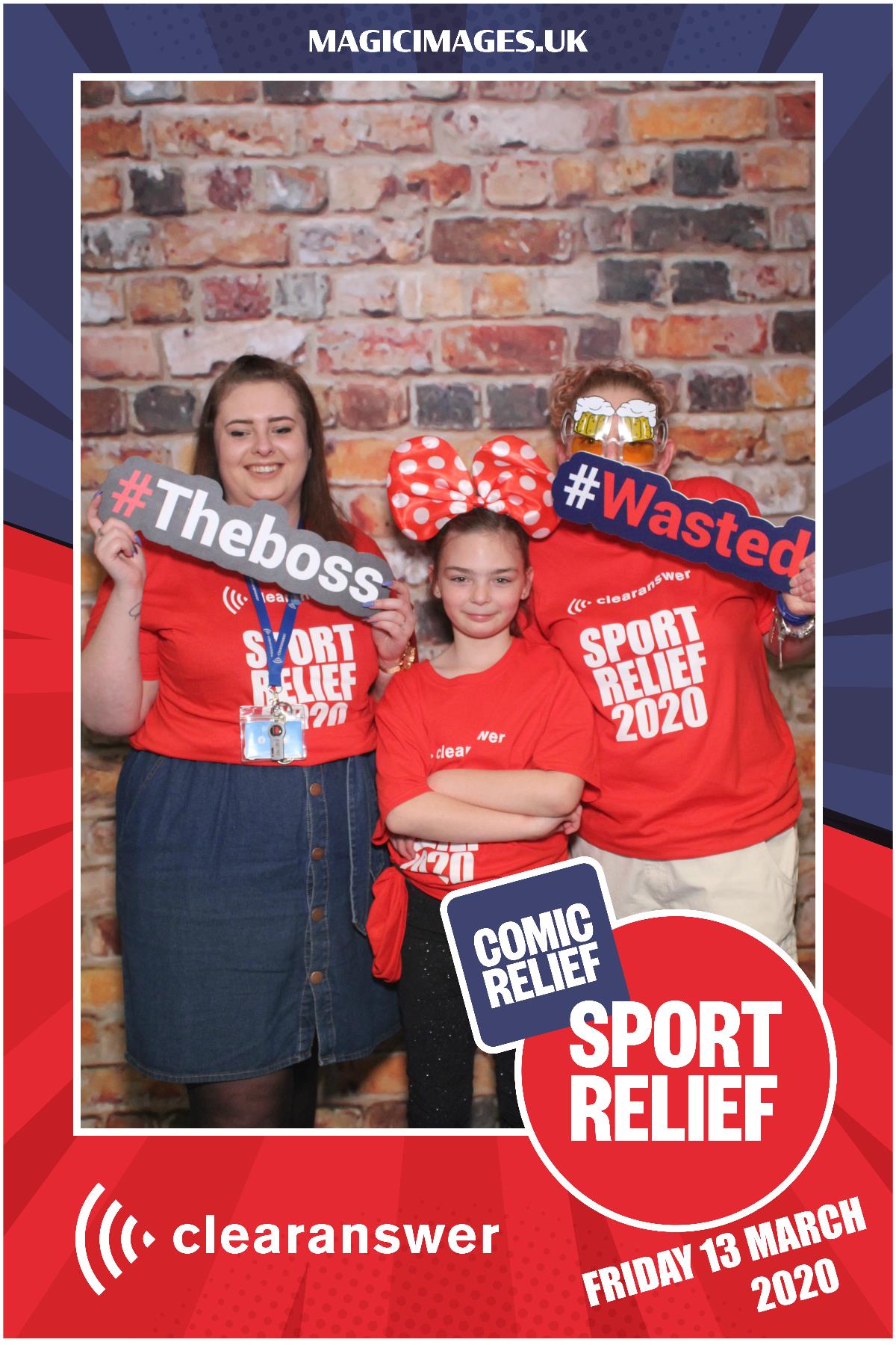 Clear Answer Sport Relief | View more photos from the event at gallery.magicimages.uk/u/MagicImages/Clear-Answer-Sport-Relief
